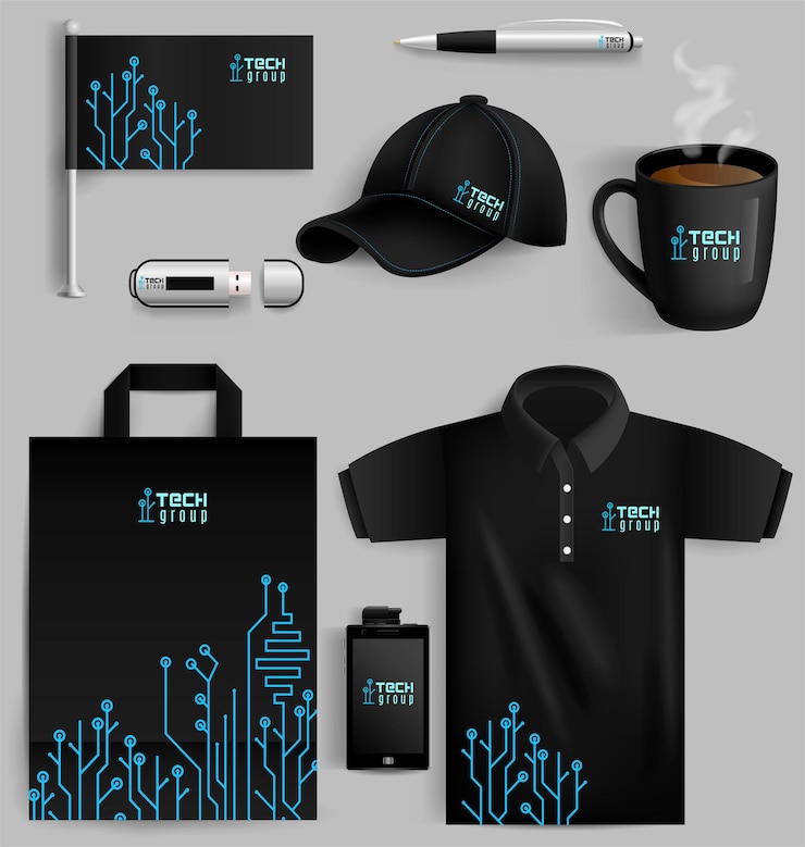Vetor deliciosamente criativa padaria padaria visual identidade corporativa listras modelo de design básico