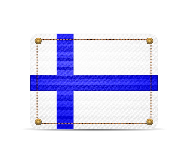 Denim bandeira da Finlândia