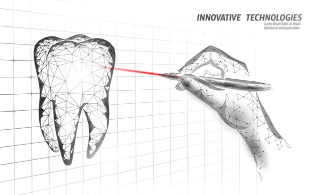 Dente humano saudável médico 3d