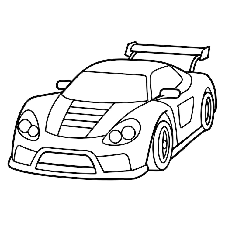 Vetor descrição de vetores de carros carros de corrida detalhados carros esportivos e carros de fórmula para projetos de design