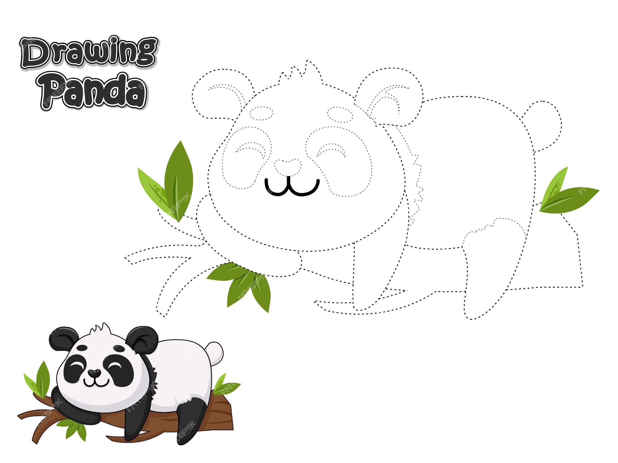 Desenho Panda Colorir Imagens – Download Grátis no Freepik