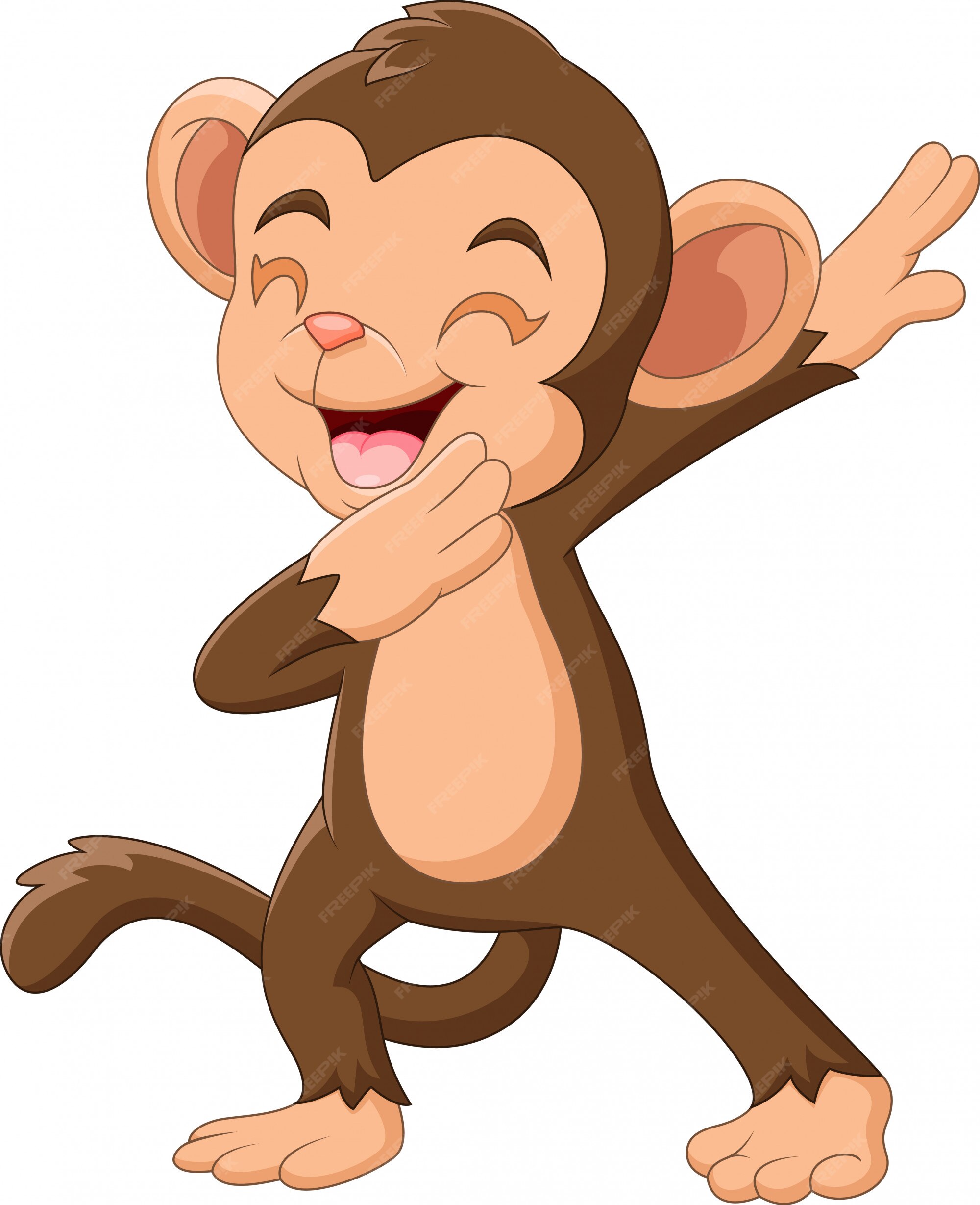 L Animação O Macaco Brincalhão : Um Desenho Animado Com Um Sorriso Super  Feliz E Um Detalhe Refinado Ilustração Stock - Ilustração de caracterizar,  macaco: 276265002