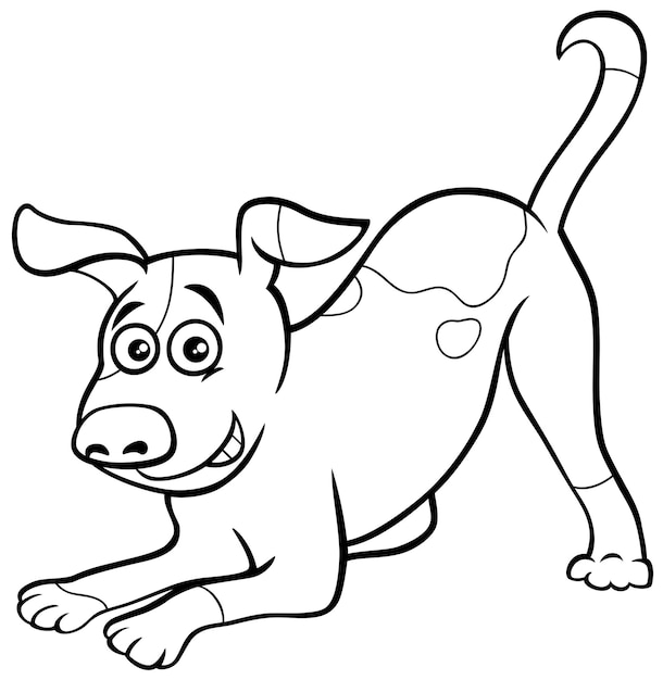 Diversão Garantida: Desenho De Cachorro Para Colorir!