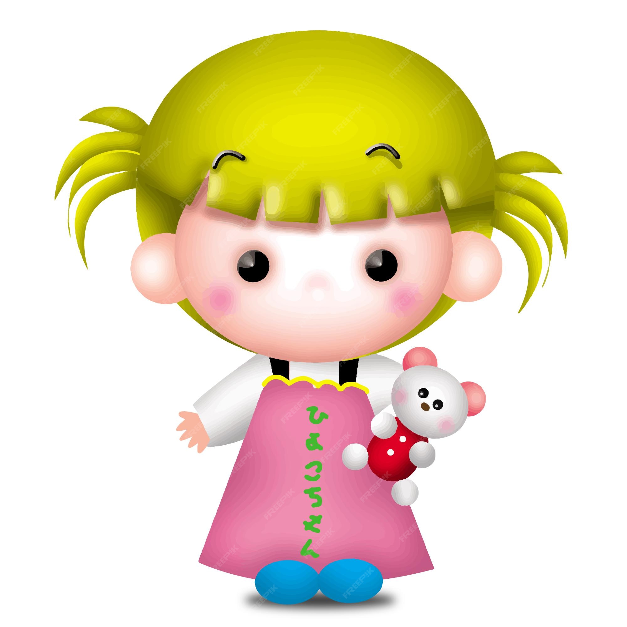 Clipart Menina E Boneca Em Desenho Animado Estilo Kawaii Com Estrelas  E Outros Objetos Vetor PNG , , Clipart, Desenho Animado Imagem PNG e  Vetor Para Download Gratuito