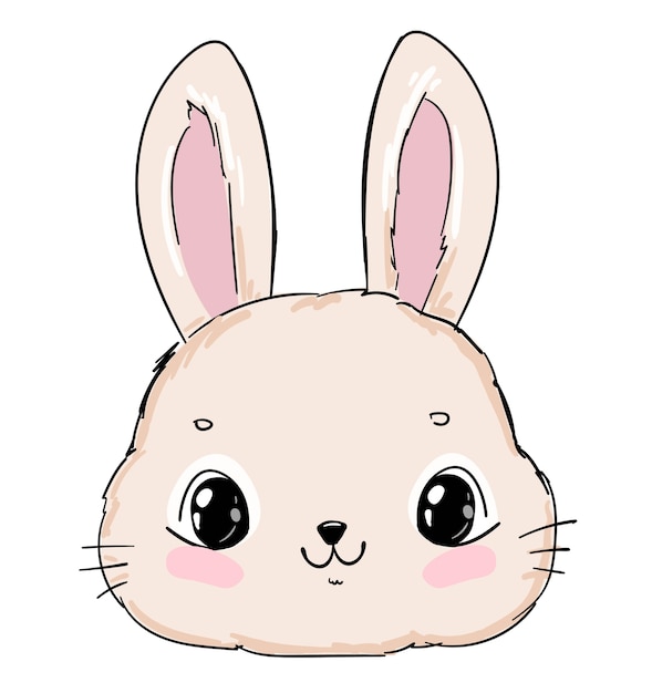 COMO DESENHAR UM COELHO KAWAII FÁCIL 🐇 