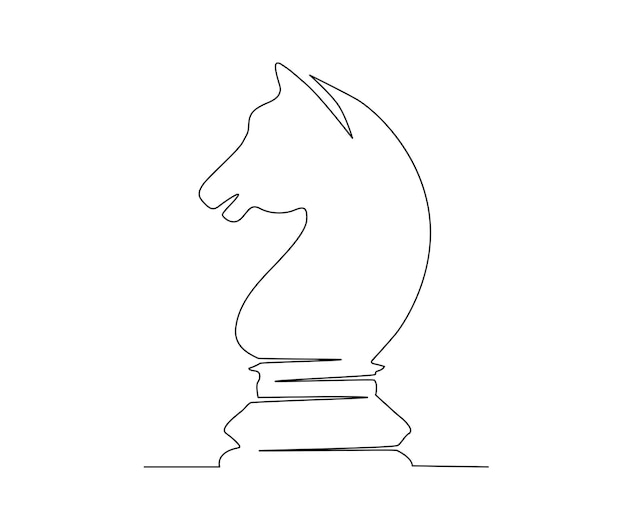 Figura de cavalo de xadrez 2d em AutoCAD, CAD (28.62 KB)