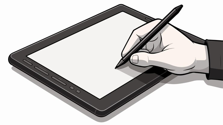 Vetor desenho criativo à mão em tabela gráfica ilustração de desenho animado vetorial