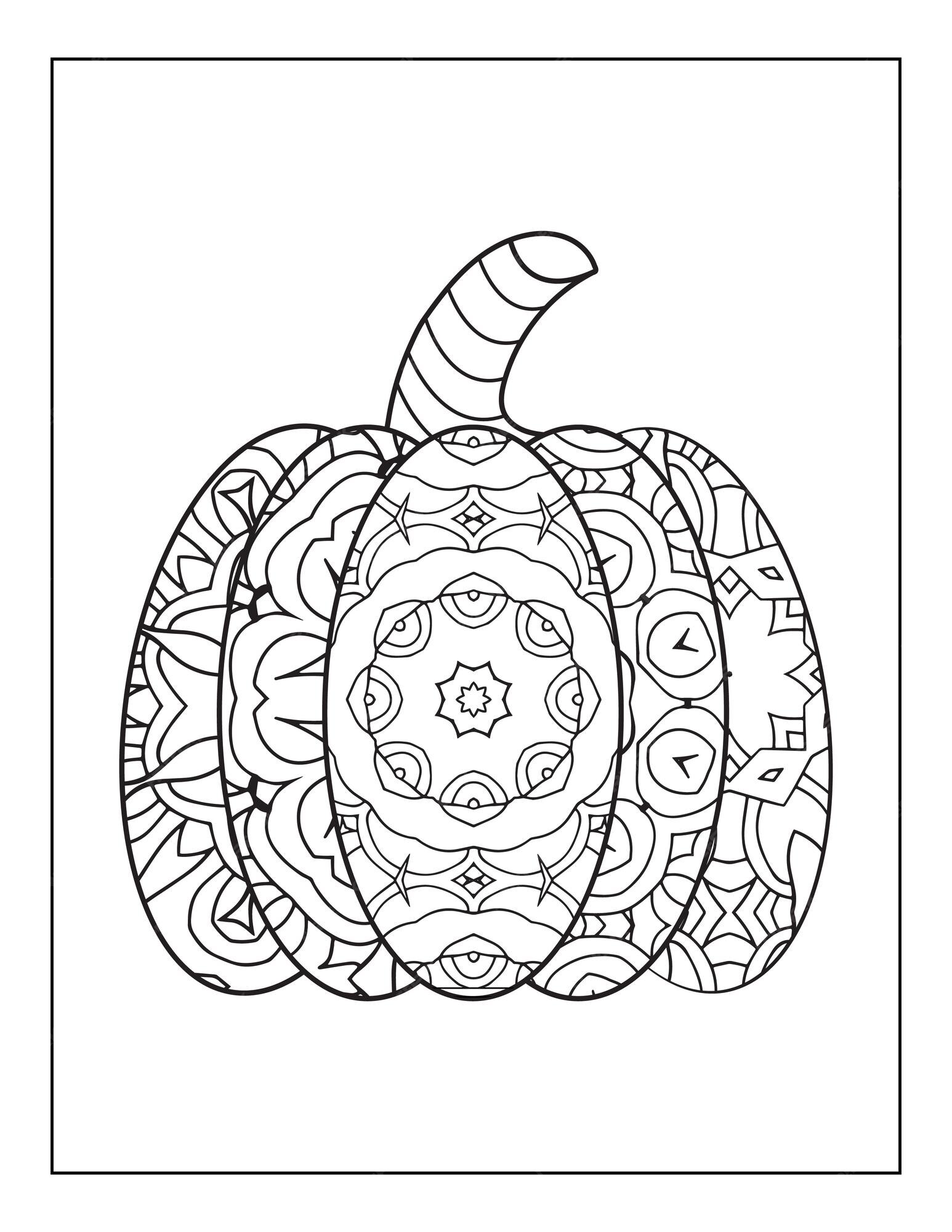 Desenhos de Abóbora de Halloween para colorir - Bora Colorir