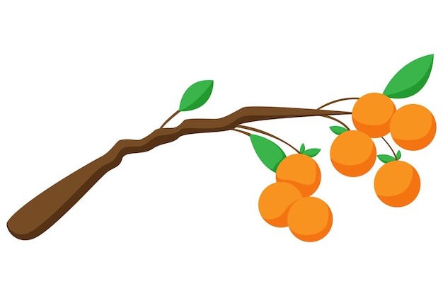 Desenho de adesivo de flor de primavera desenhado à mão