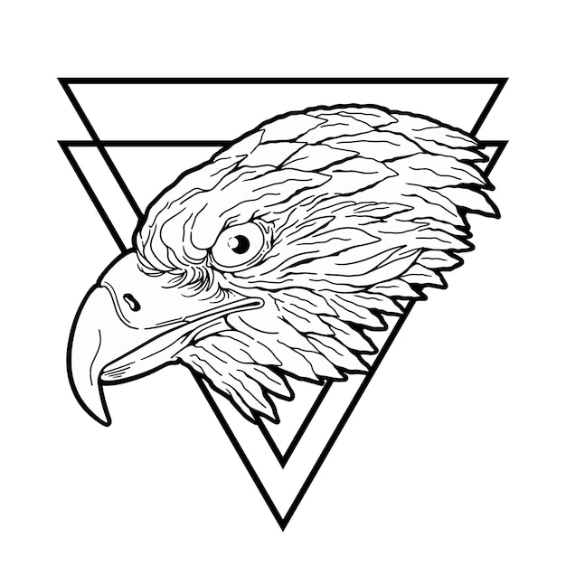 Desenho de águia