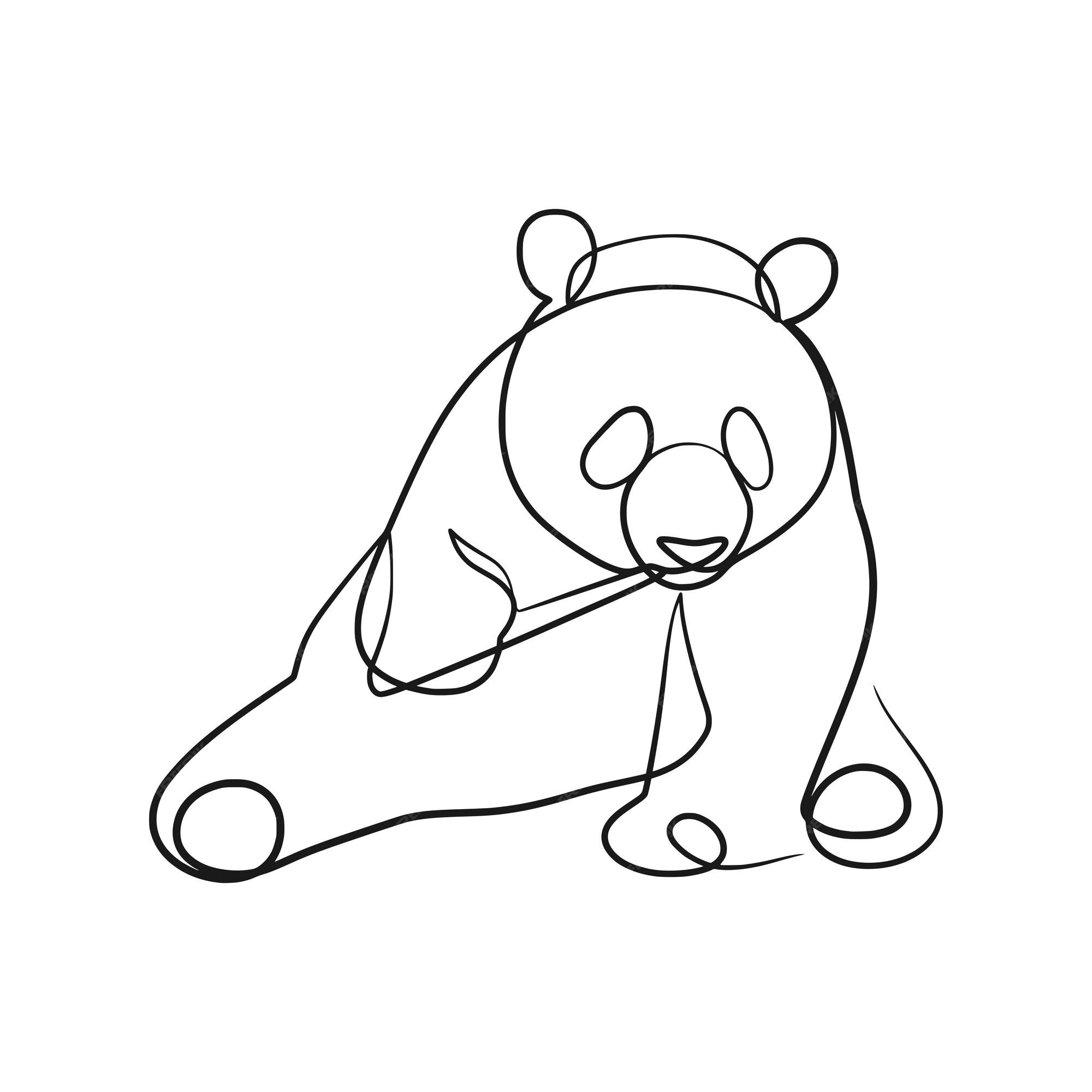 HOW TO DRAW A PANDA EASY STEP BY STEP - COMO DESENHAR UM PANDA