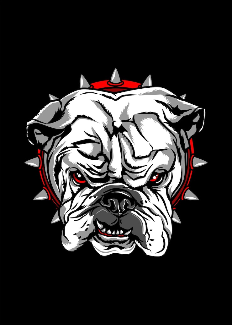 Vetor desenho de buldogue 2