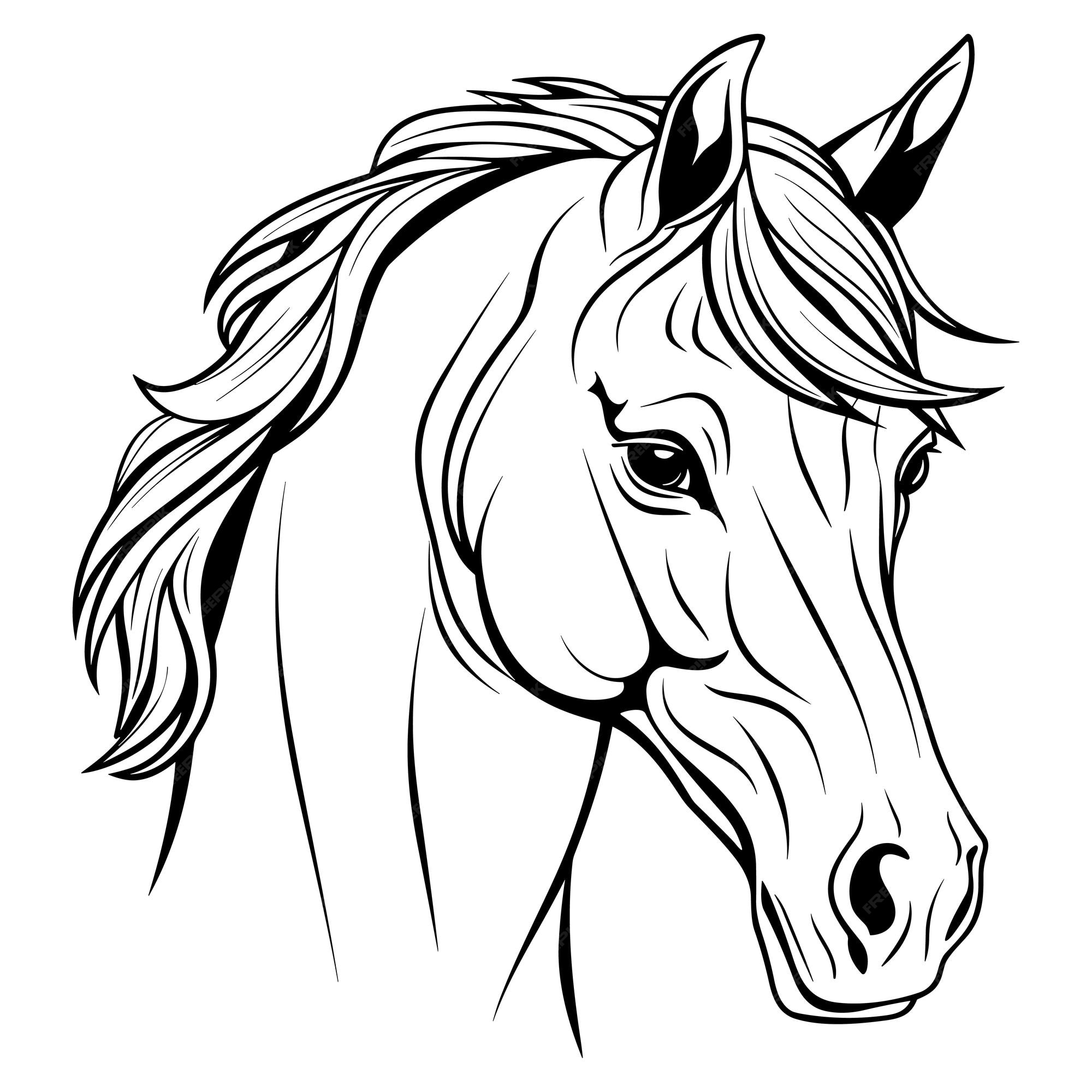 Desenhos de cavalo para colorir