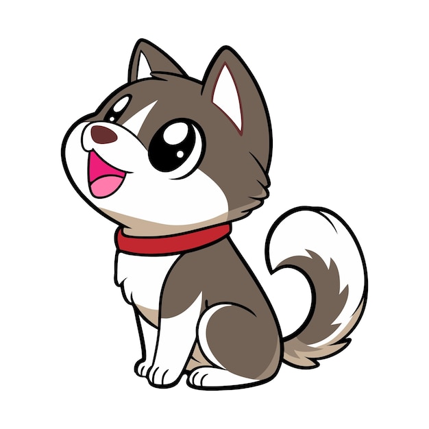 Desenho de cachorrinho Shiba inu