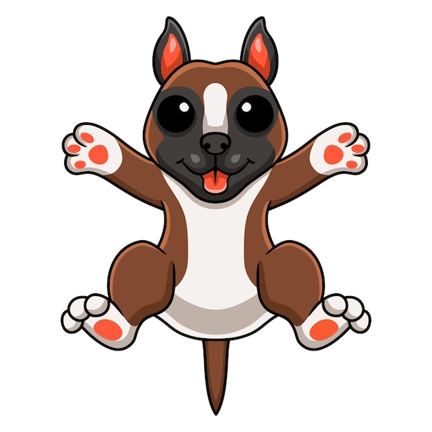 Desenho de cachorro boxer bonitinho posando