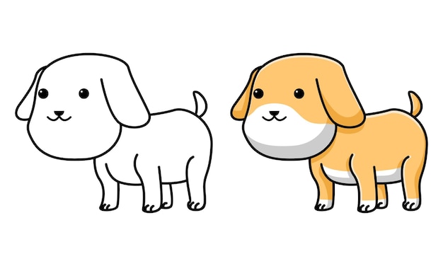 Como Desenhar Um Cachorro 🐶 Desenhar E Colorir Um Cachorro Fofo Com Seus  Acessórios 🐕🐾🌈 