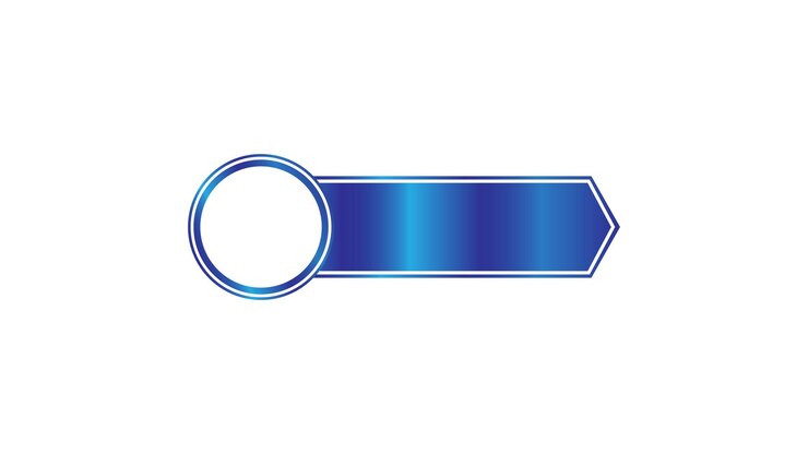 Vetor desenho de caixa de texto para nome em vídeo caixa de texto nome banner texto banner