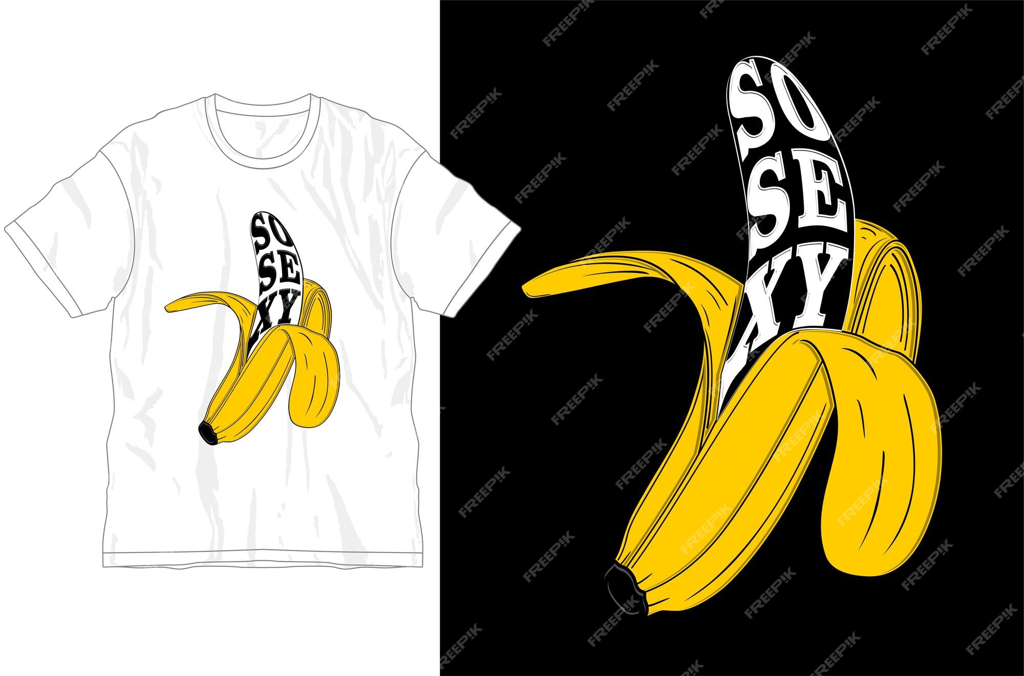 Designs Gráficos para Camisetas e Merch de banana