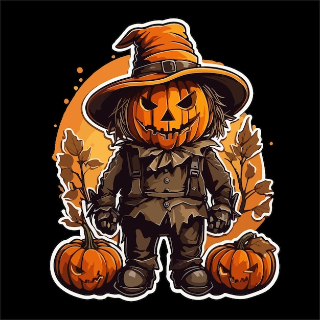 Vetor desenho de camiseta de halloween