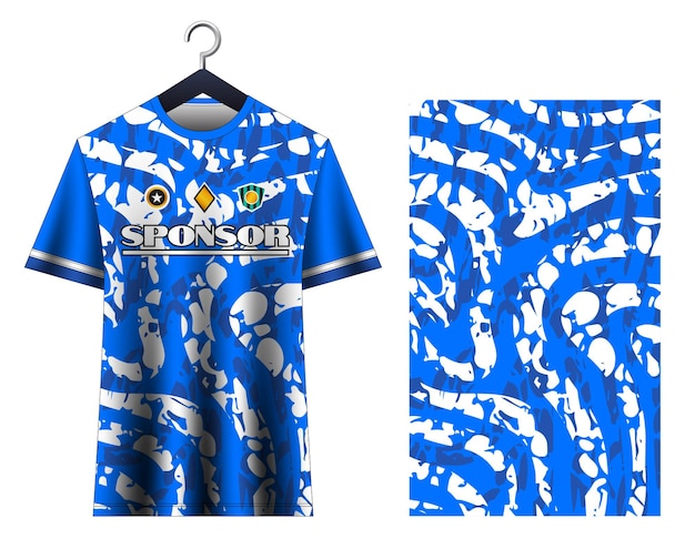 Desenho de camisola de futebol uniforme de clube de futeblol modelagem de camisa de futebal desenho vetorial