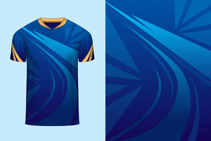 Desenho de camisola para esportes Futebol Críquete Futebol Kit de corrida desenho vetorial camiseta