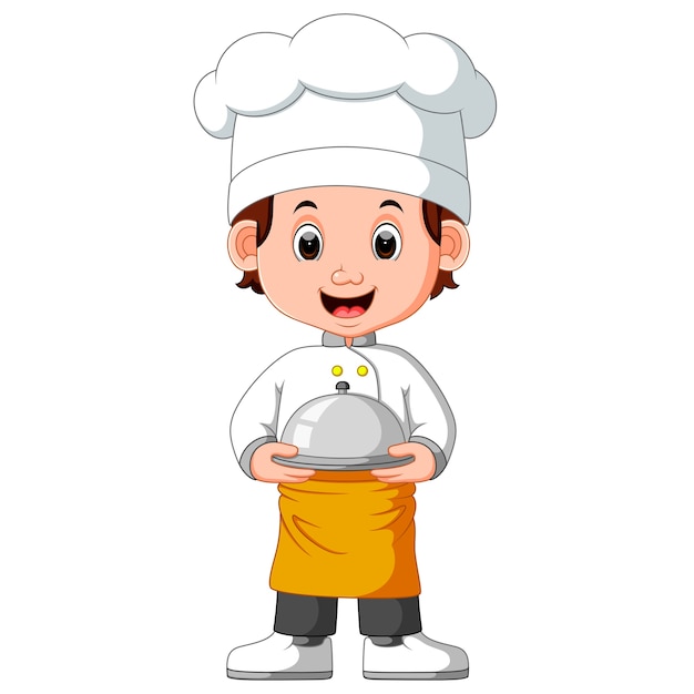 Desenho de chef de menino