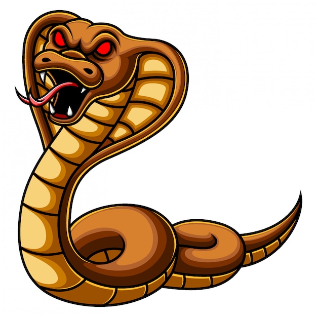 Clipart De Cobra Feroz Estilo Desenho Animado PNG , Cobra, Clipart