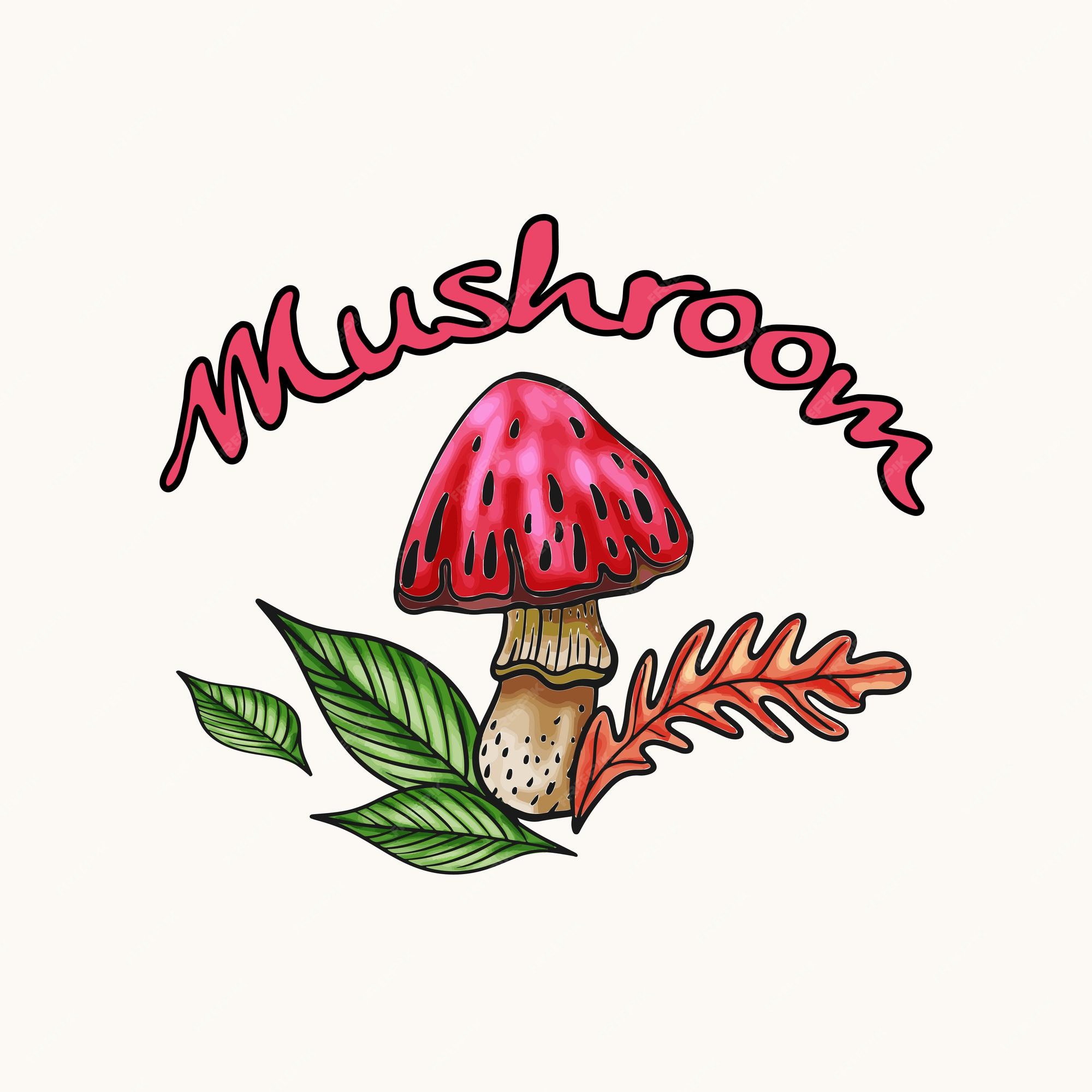 Como desenhar um cogumelo muito fofo 