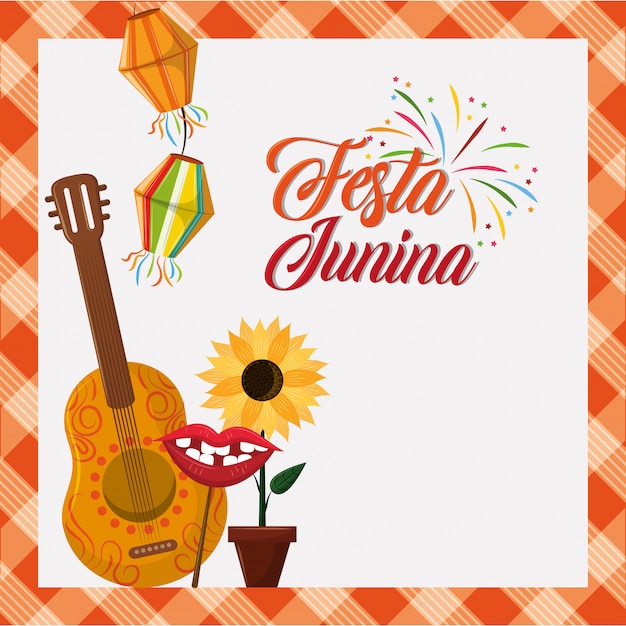 Desenho de conceito Festa Junina
