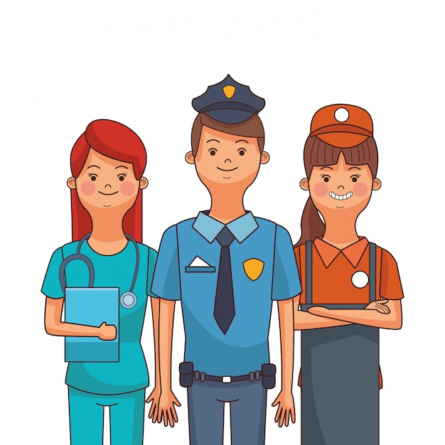 desenho de dia de trabalho americano