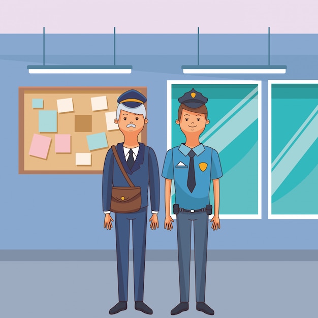 desenho de dia de trabalho americano