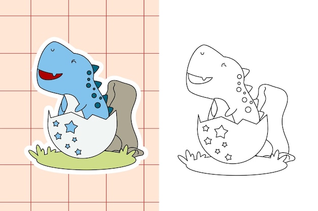 150 Desenhos de T-Rex para Colorir e Imprimir