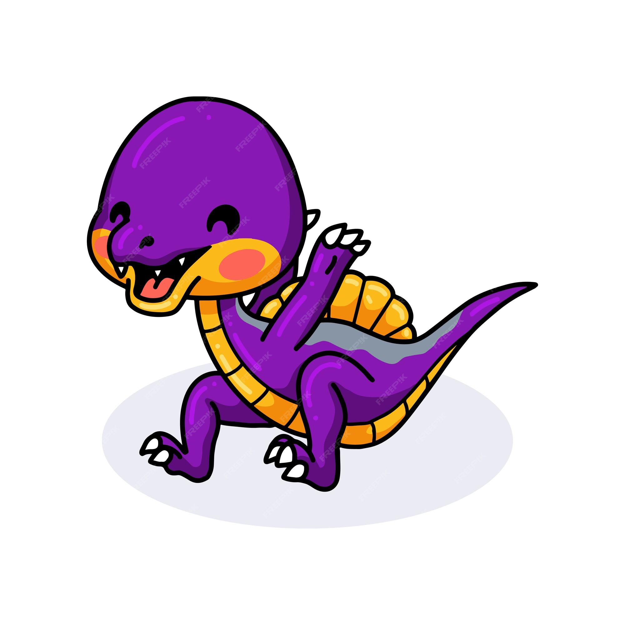 desenho do dinossauro roxo｜Pesquisa do TikTok