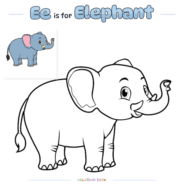 Desenhos para colorir – Elefante