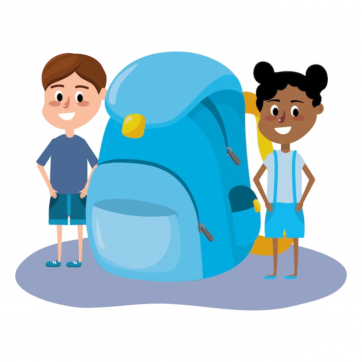 Vetor desenho de escola primária