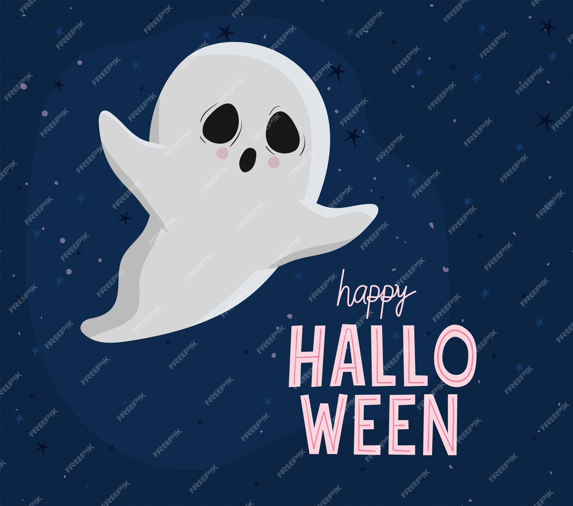 Design De Desenho Animado Fantasma, Halloween Feriado Horror Assustador  Celebração Outono Escuro E Festa Tema Ilustração Vetorial Royalty Free SVG,  Cliparts, Vetores, e Ilustrações Stock. Image 135327136