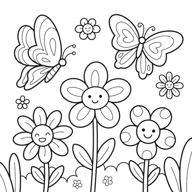 Desenhos de Flores para colorir, jogos de pintar e imprimir