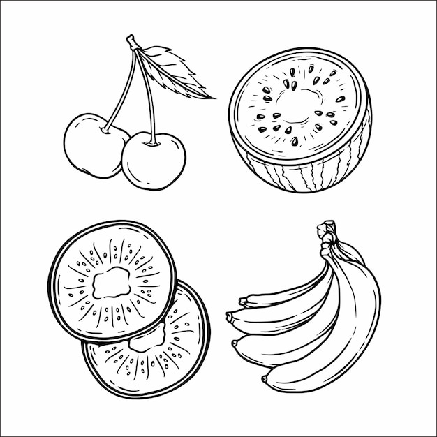 Desenho de frutas 1718