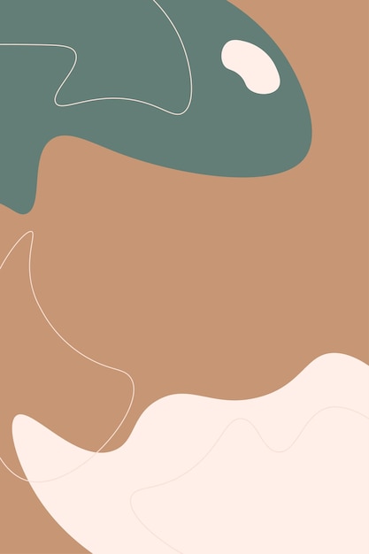 desenho de fundo abstrato com desenho plano de forma líquida