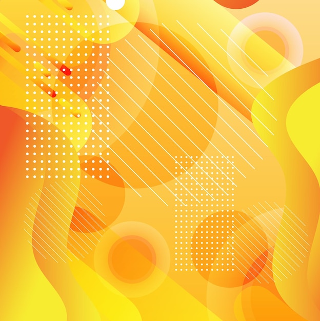 Desenho de fundo amarelo e laranja abstrato