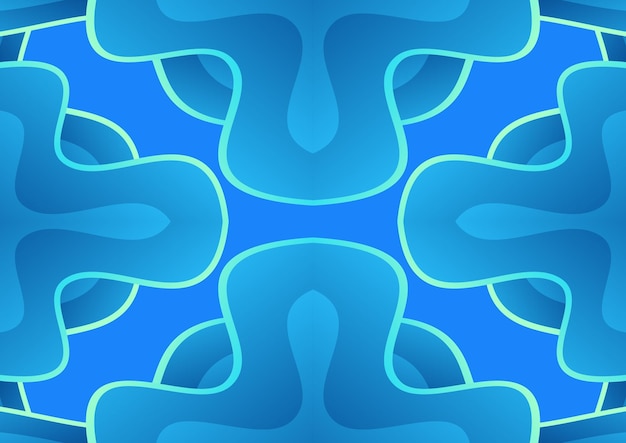 Vetor desenho de fundo azul com gradiente abstrato