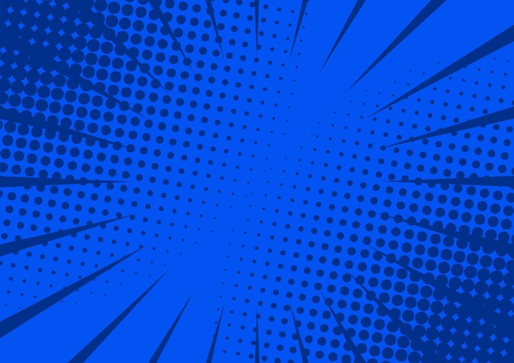 Vetor desenho de fundo azul em quadrinhos