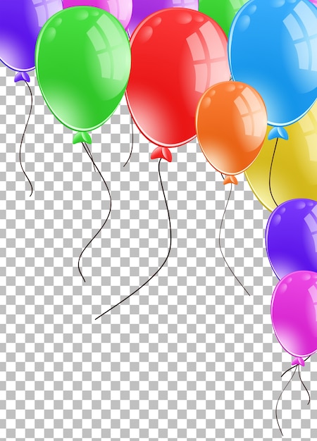 Desenho de fundo com muitos balões