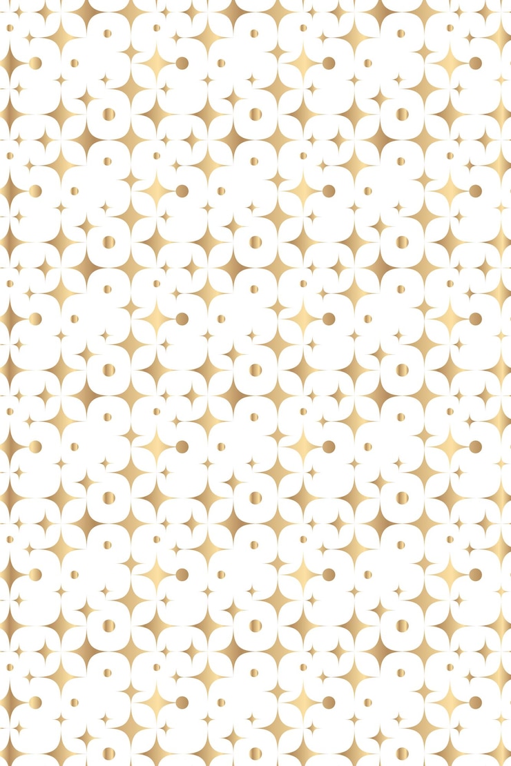 Vetor desenho de fundo com padrão de estrela dourada