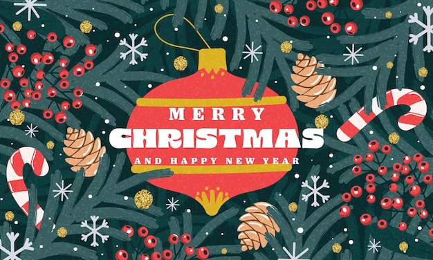 Desenho de fundo de Natal 5