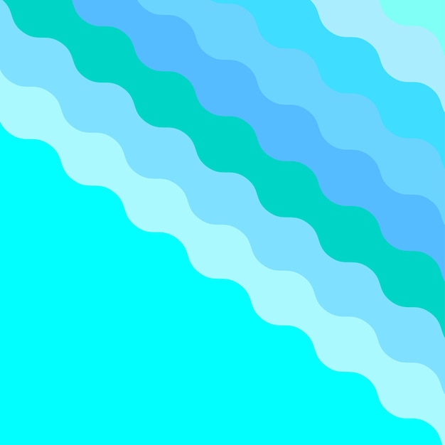 Desenho de fundo de onda azul abstrato