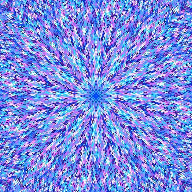 Desenho de fundo de padrão de azulejos redondos coloridos abstratos