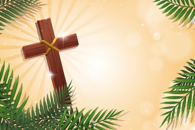 Desenho de fundo de Palm Sunday