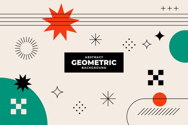 Desenho de fundo geométrico abstrato de moda