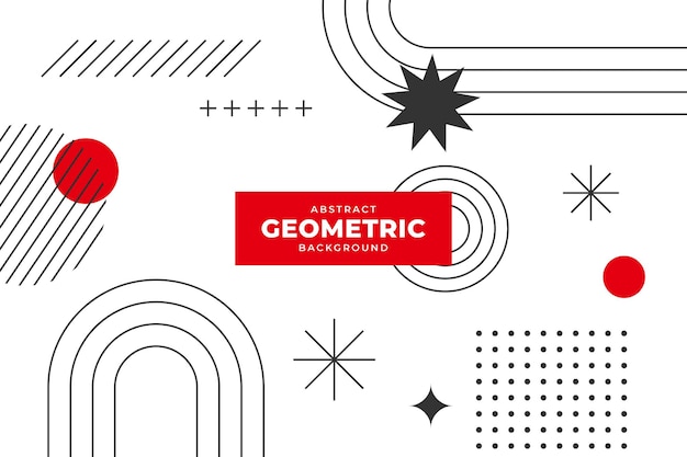 Desenho de fundo geométrico abstrato moderno